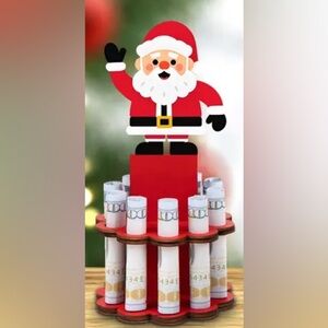 Santa Claus Wooden Money Holder